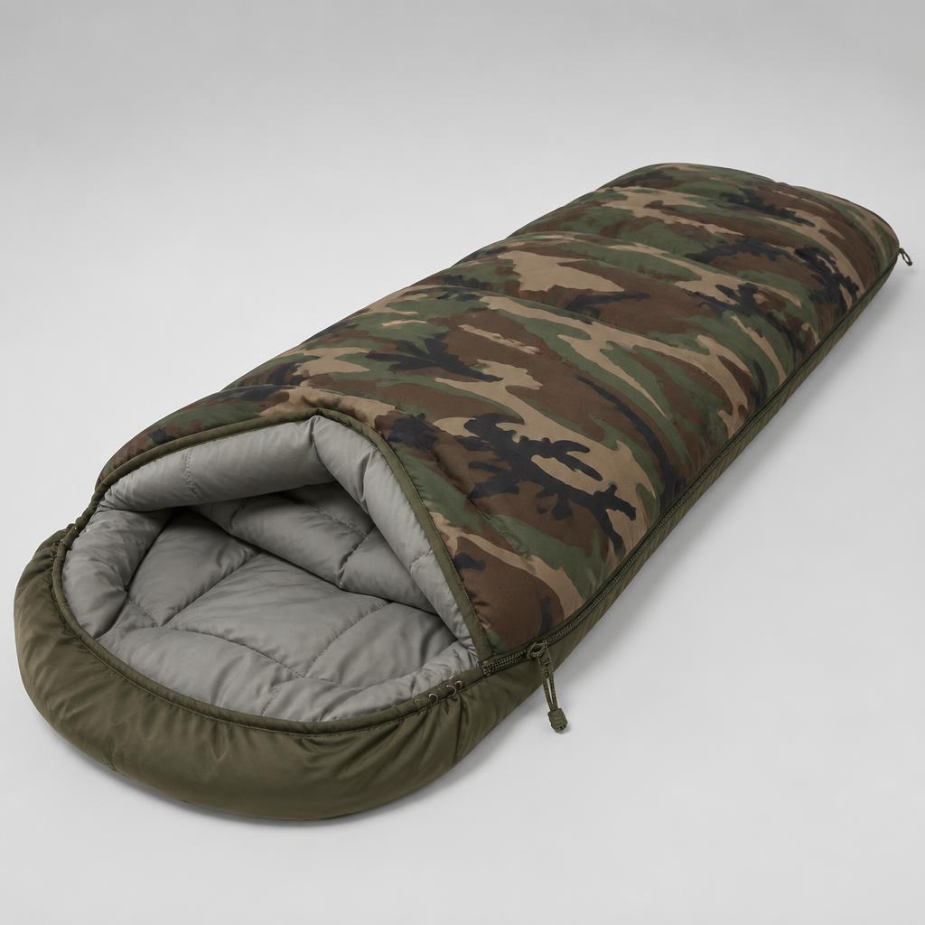 Mil-Tec Woodland Camo Sleeping Bag C